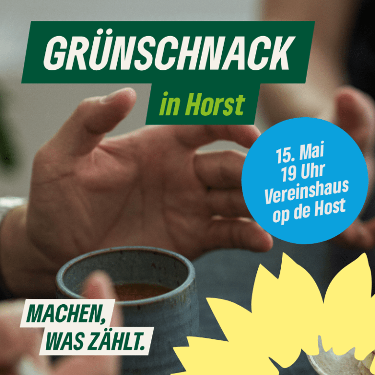 Grünschnack – mittendrin statt nur dabei – im Mai 2024 in Horst
