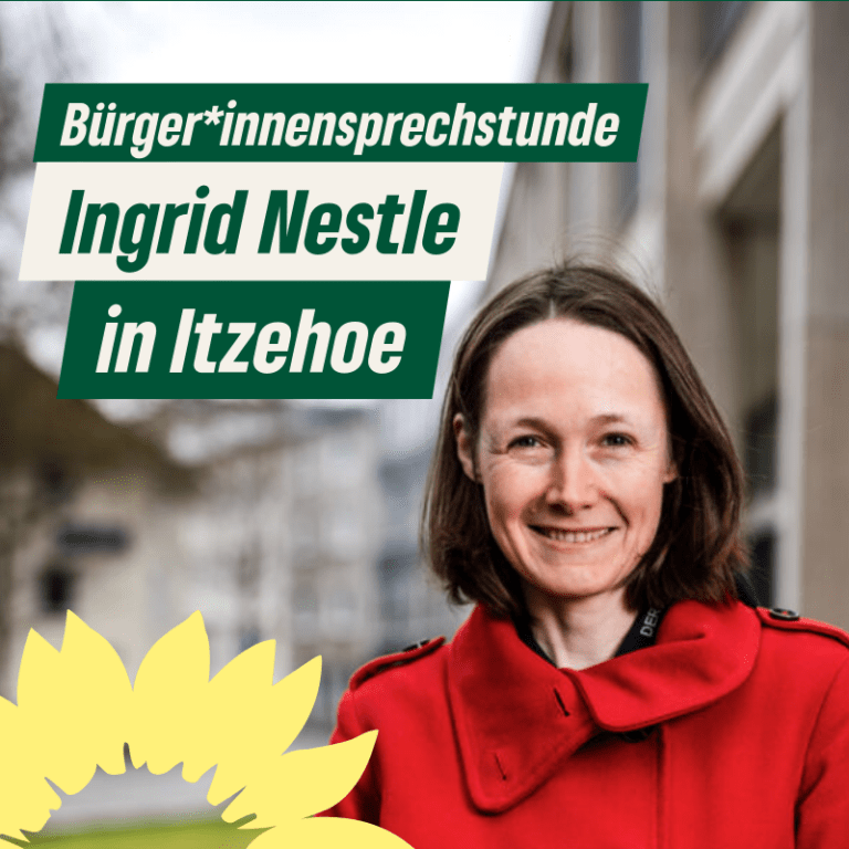 Bürger*innensprechstunde Ingrid Nestle (MdB) am 21.10.2024