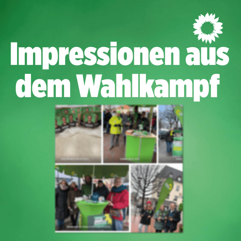 Fotoimpressionen Wahlkampf 2025