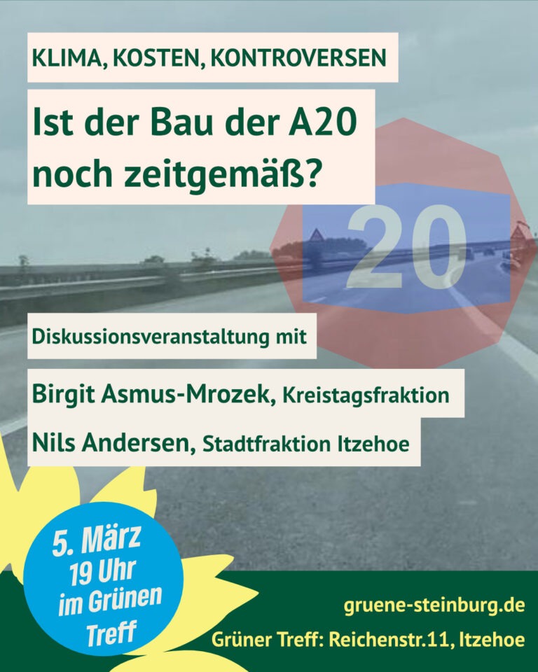 Klima, Kosten, Kontroversen – Ist der Bau der A20 noch zeitgemäß?